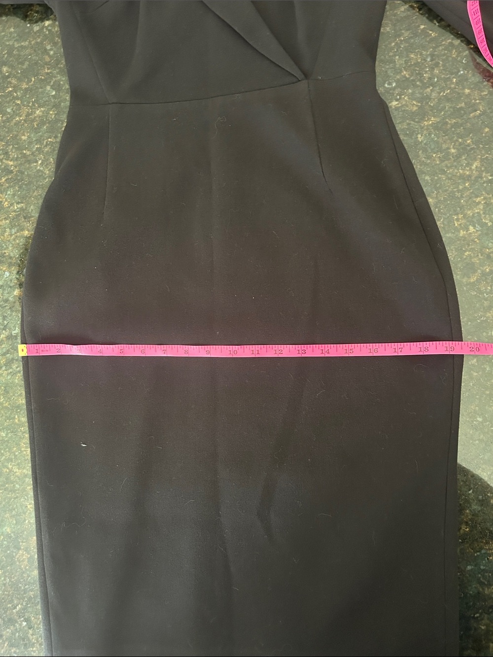 LK Bennett London Classic Black Long-Sleeve faux wrap Sheath Dress - Picture 10 of 12